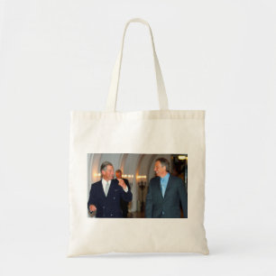 Tote Bag Le Prince Charles et le Premier ministre Tony Blai