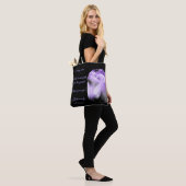 Tote Bag Le printemps vient de la tulipe pourpre (Sur le modèle)