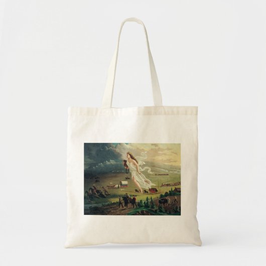Tote Bag Le Progrès américain par John Gast (Devant)