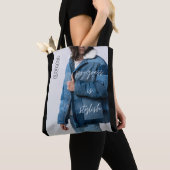 Tote Bag Le progrès est élégant (De près)
