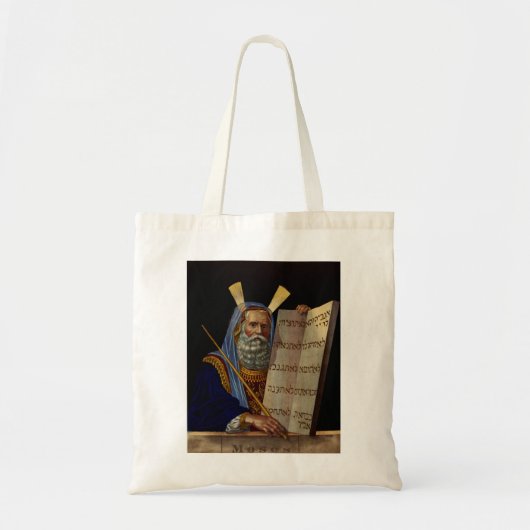 Tote Bag Le prophète Moïse avec les tablettes de la loi (Devant)