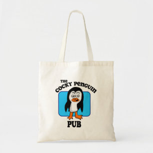 Tote Bag Le pub The Cocky Penguin