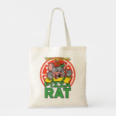 Tote Bag Le Rat De Pizza D'Origine (Dos)