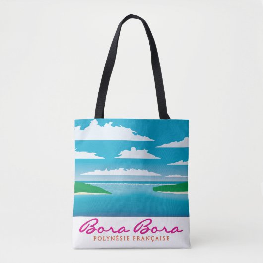 Tote Bag Le récif de Bora (Devant)