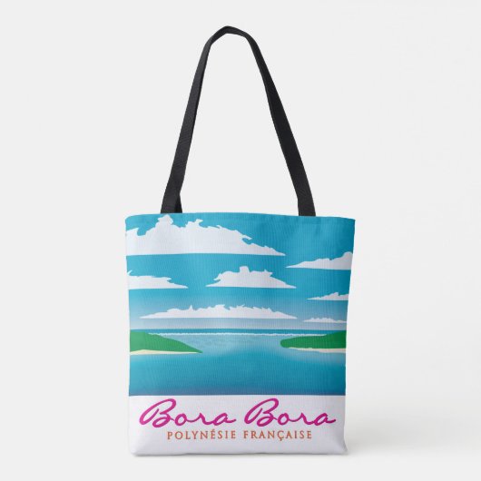 Tote Bag Le récif de Bora (Dos)