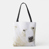 Tote Bag Le regard d'un ours polaire (Dos)