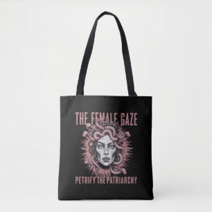 Tote Bag Le Regard Féminin Pétrifie La Méduse Patriarcale