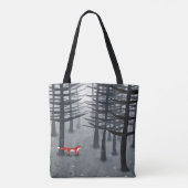 Tote Bag Le renard et la forêt (Dos)