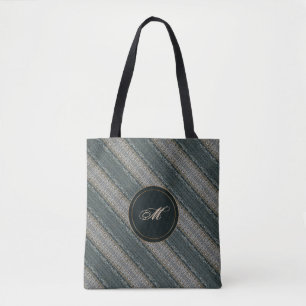 Tote Bag le résumé barre le rétro motif