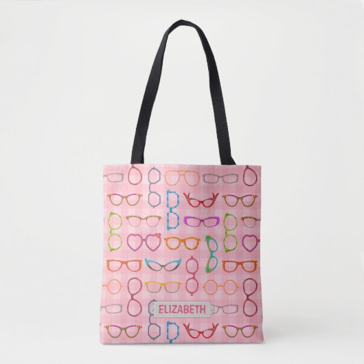Tote Bag Le rétro hippie moderne de monocle encadre le (Devant)