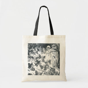 Tote Bag Le rêve de Kitty de Fairyland, Louis Wain