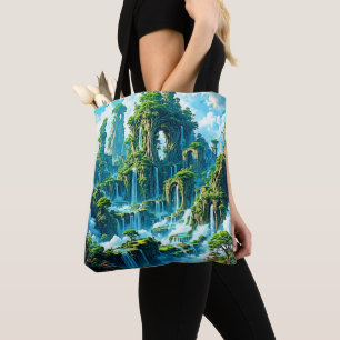 Tote Bag Le rêve de l'arbre de cascade
