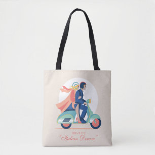 Tote Bag Le rêve italien - Le Lotus Blanc