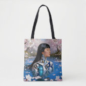 Tote Bag "Le rêve numérique de l’eau" - Un portrait numériq (Devant)
