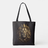 Tote Bag Le Roi ! Le Lion d'Oz pas si puéril (Dos)