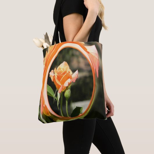 Tote Bag Le Rose à l'intérieur.... (De près)