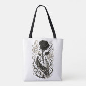 Tote Bag Le Rose sombre (Dos)