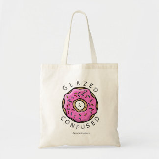 Tote Bag Le rose vitré et confus arrosent le beignet