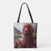 Tote Bag Le rouge irlandais sur une pagaie : une aventure P (Dos)