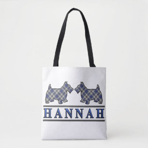 Tote Bag Le Scottie de Hannay Hannah de clan poursuit le