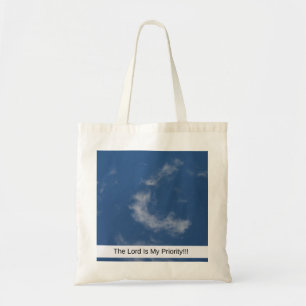 Tote Bag Le Seigneur est ma priorité et la Bible est mon gu