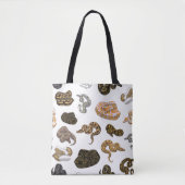 Tote Bag Le serpent de python de boule Morph le motif (Devant)