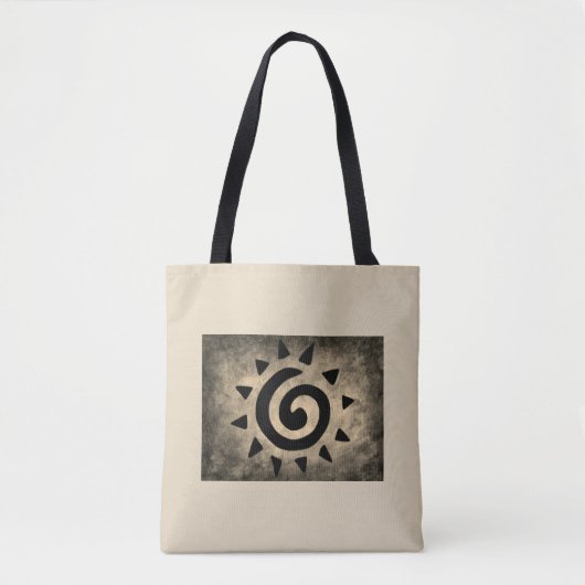 TOTE BAG LE SOLEIL EN SPIRALE FOURRE-TOUT (Devant)