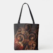 Tote Bag Le son de la musique Art Abstrait (Dos)