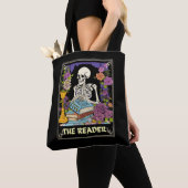 Tote Bag Le squelette de la carte Tarot Reader (De près)