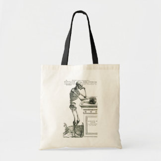 Tote Bag Le squelette réfléchi