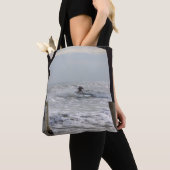 Tote Bag Le surf de cacao (De près)