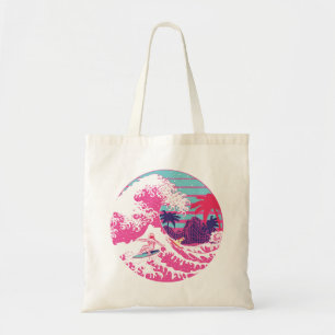 Tote Bag Le surf des Spaceman La Grande vague
