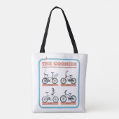 Tote Bag Le tableau des vélos de Goonies (Dos)