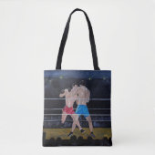 Tote Bag Le tableau Les Boxeurs d'Alfred Fox (Devant)