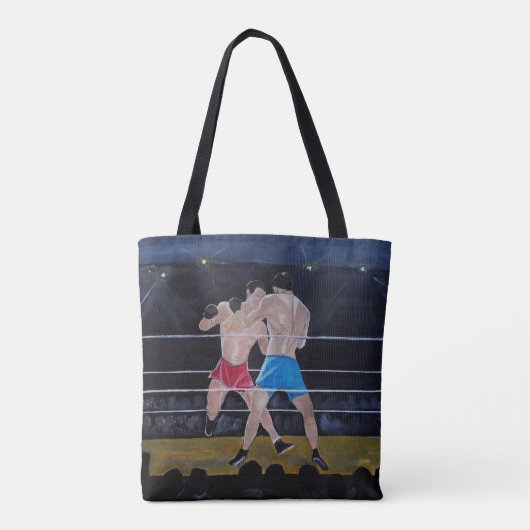 Tote Bag Le tableau Les Boxeurs d'Alfred Fox (Dos)
