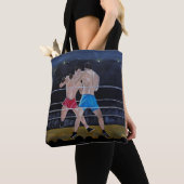 Tote Bag Le tableau Les Boxeurs d'Alfred Fox (De près)