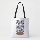 Tote Bag Le temps vole quand vous avez la Pan, Spanglish (Devant)