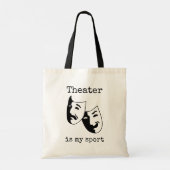 Tote Bag "Le théâtre est mon sport" (Dos)