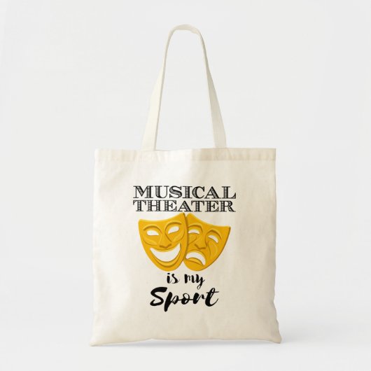 Tote Bag Le Théâtre Musical Est Mon Sport (Devant)