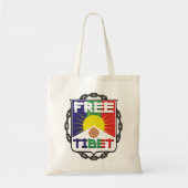 Tote Bag Le Thibet libre enchaîné (Devant)