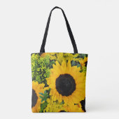 Tote Bag Le tournesol jaune (Dos)