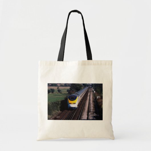 Tote Bag Le train de voyageurs d'Eurostar (Devant)