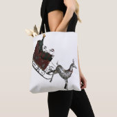 Tote Bag Le traîneau du Père Noël Noël (De près)