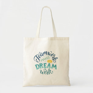 Tote Bag Le Travail D'Équipe Fait Le Travail De Rêve