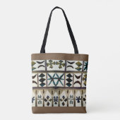 Tote Bag Le tribal polynésien a inspiré des emballages de (Dos)