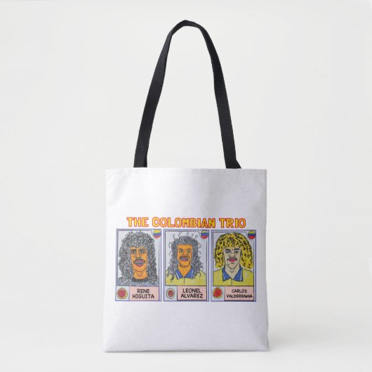 Tote Bag Le Trio Colombien Higuita, Valderrama, Alvarez (Devant)