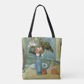 Tote Bag Le Vase Bleu (Fleurs et Fruits) par Paul Cezanne (Dos)