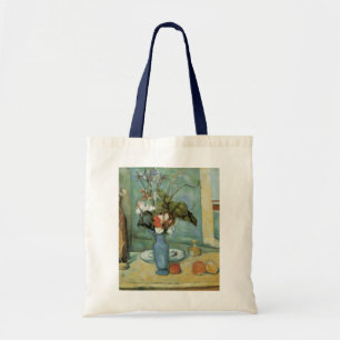 Tote Bag Le Vase Bleu (Fleurs et Fruits) par Paul Cezanne