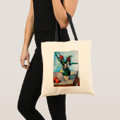 Tote Bag Le Vase des Tulipes, Paul Cezanne (Devant (produit))