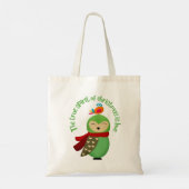 TOTE BAG LE VÉRITABLE ESPRIT DE NOËL EST L'AMOUR (Dos)